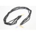 Beautiful 4 Line synthetic black onyx Beads Stones NECKLACE 17.0 inch M12